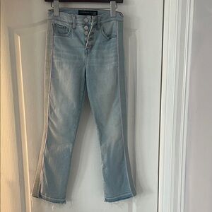 Veronica Beard Light Blue Flare Jeans